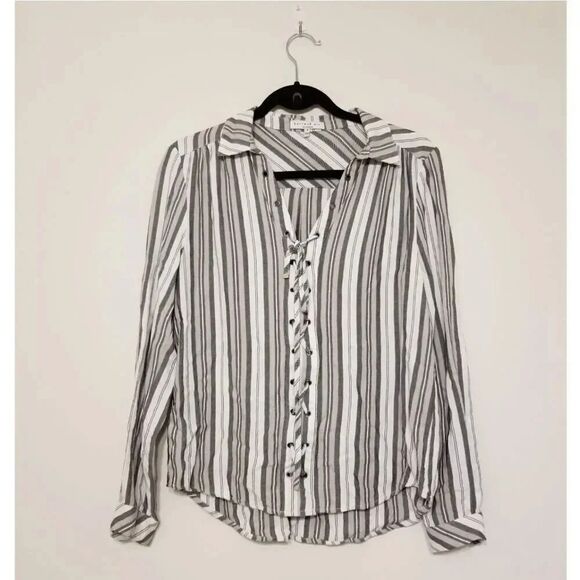 Current Air striped blouse S - Picture 1 of 5
